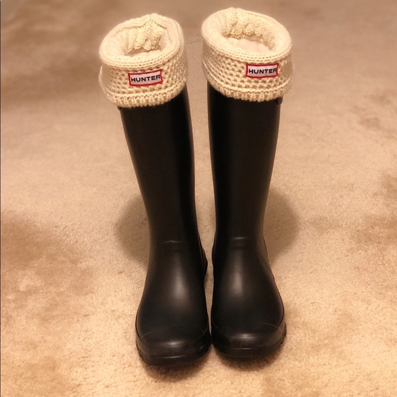 Hunter Shoes - Authentic NWOT Hunter “Huntress” Black Rain Boot